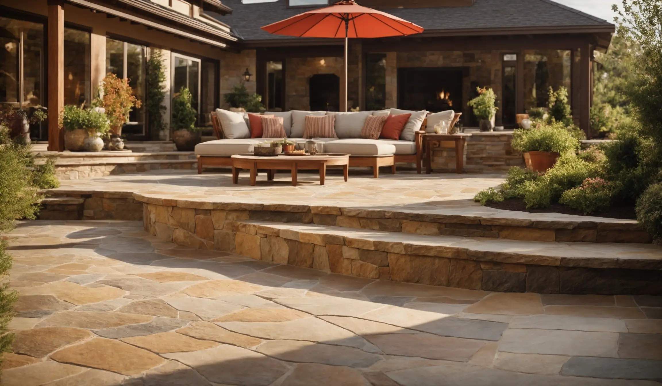 21 Best Flagstone Patio Ideas: Enhance Your Home's Outdoor Space